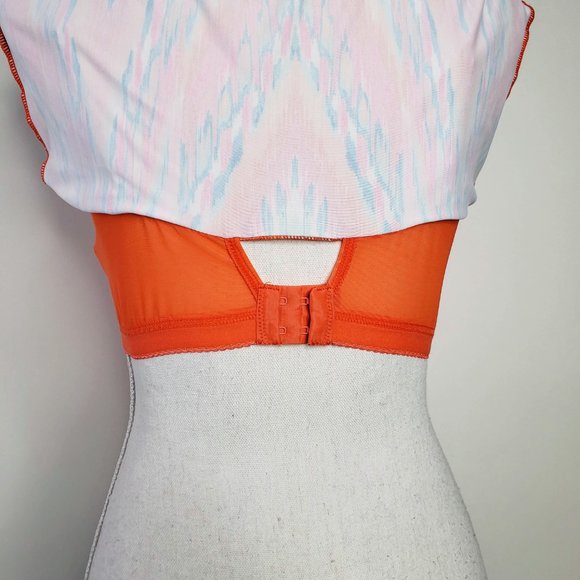 Coco Reef Wavy Retro Pattern Tankini Swim Top - Picture 6 of 9